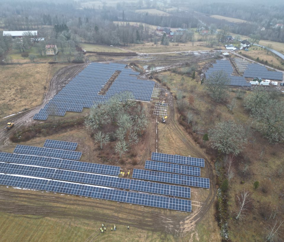 a large solar panel